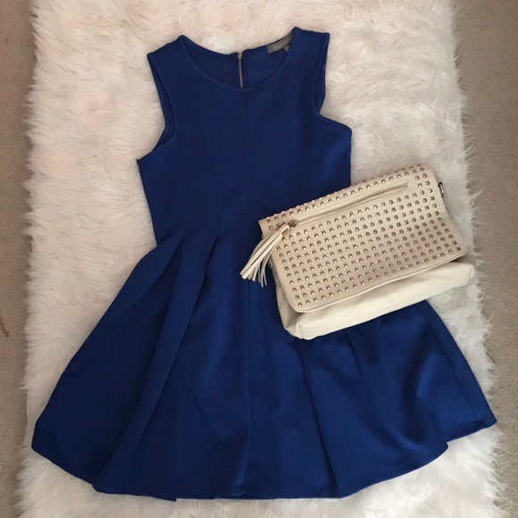 Finn and Clover Dresses & Skirts - Cobalt Blue fit and flare dress